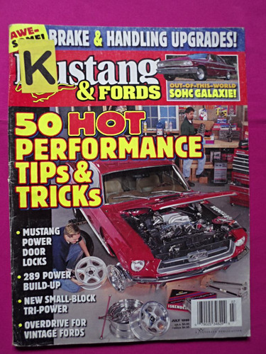 Revista Mustang And Fords, Usa Julio 1999 50 Hot Performance
