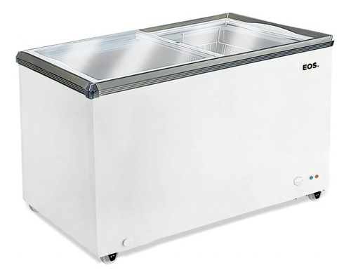 Freezer Expositor Horizontal Eos 230l Dupla Ação Eeh300 110v Cor Branco Voltagem 110v