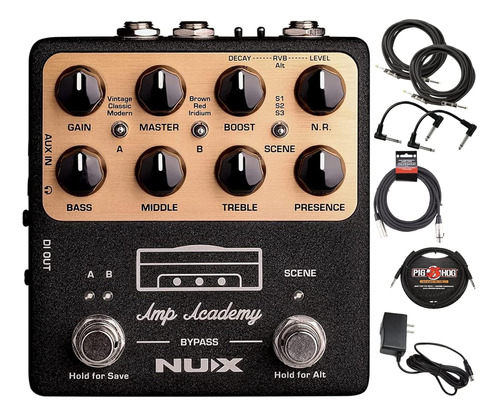 Pedal De Modelado De Amplificador Nux Ngs6 Amp Academy ...