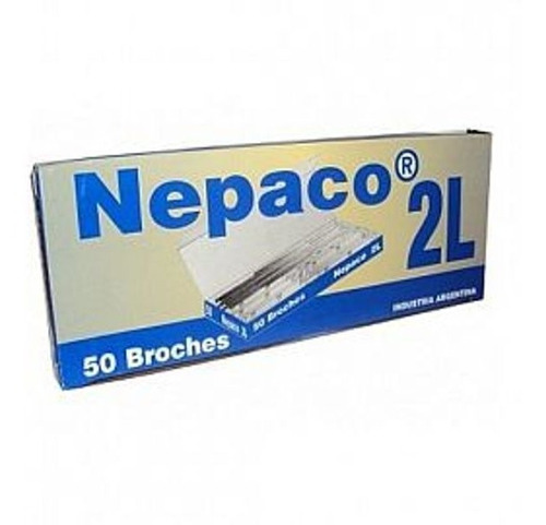 Broche Nepaco Metálico Nº2l X50u