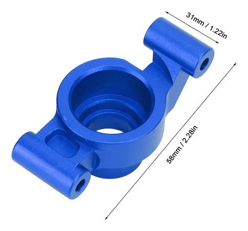 Portaejes Rc De Aleación De Aluminio, 2 Piezas, Nudillos Tra
