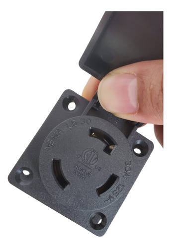 Toma Eléctrico L5-30r 30a Para Exterior Con Tapa 120v