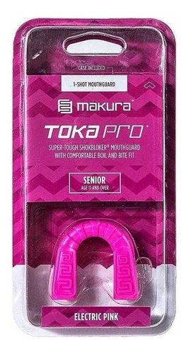 Protector Bucal Makura Toka Adulto Fucsia Sabor Sin Sabor