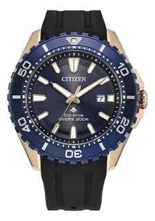 Reloj Citizen Eco-drive Buceo Promaster Bn0196-01l Hombre Ts Color de la correa Negro Color del bisel Azul Color del fondo Azul