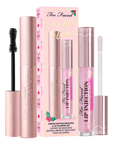 Too Faced Sexy Lips & Lashes Mascara And Lip Plumper Set