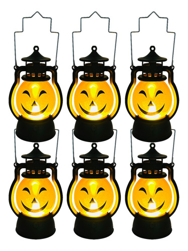 6 Pzs Lampara Decorativa Para Halloween