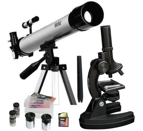 Kit Telescópio Luneta 120x Vivtelmic30 Vivitar O F E R T A