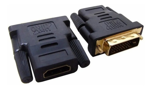 Imagen 2 de 2 de Adaptador Dvi 24+5 Dual Link Macho A Hdmi Hembra