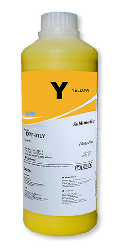 Tinta Sublimática Stkink P Transfer Sublimação 250ml Amarelo