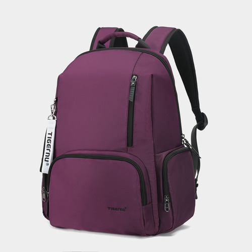 Mochila Tigernu Ejecutiva Para Notebook Morado T-b9178