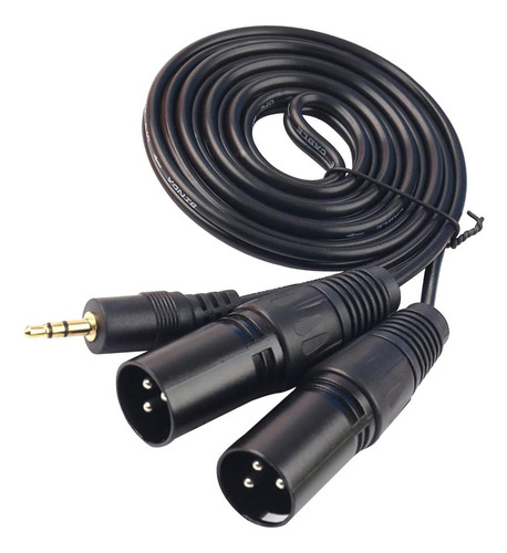 Cable De Micrófono Dual Xlr A 3.5 Mm, Xlr Desequilibrado