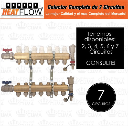 Imagen 3 de 6 de Colector De 7 Vías Heat Flow Super Completo - El Mejor -