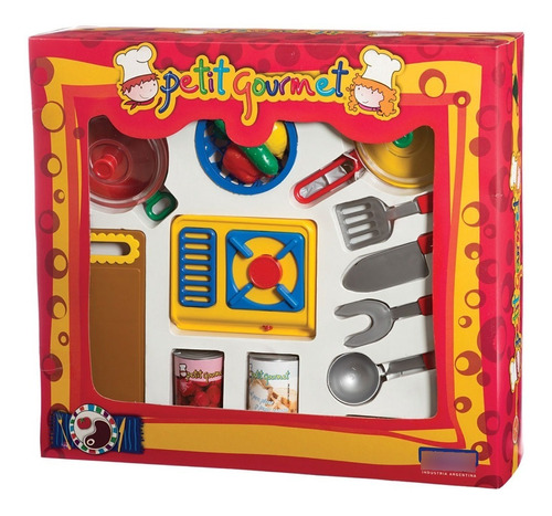 Juego De Cocina Con Accesorios Petit Gourmet Playking