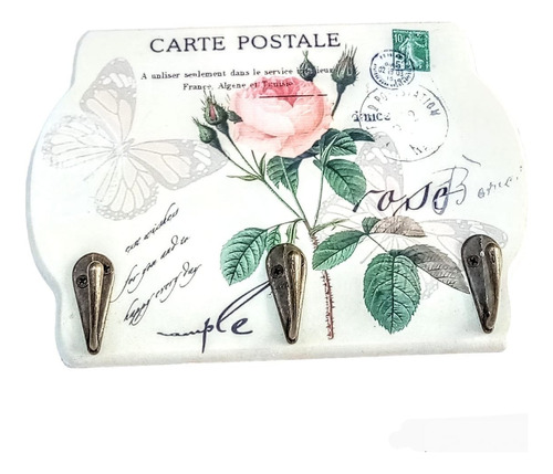 Portallave Artesanales Madera Vintage Shabby Chic Consulte