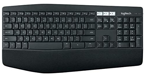 Logitech K850 Wireless Bluetooth Keyboard Pc Mac Chrome Unif