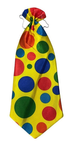 Corbata Payaso Clown Disfraz Halloween Fiesta Color Carnaval