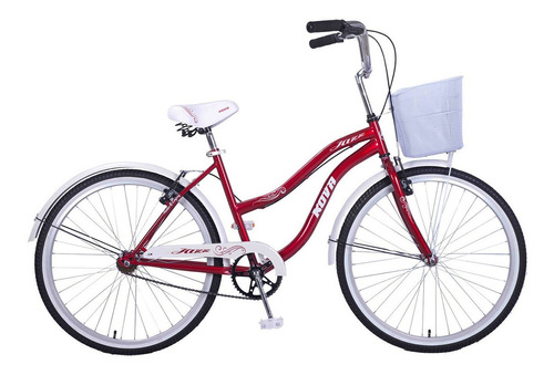 Bicicleta Paseo Femenina Kova Jazz R26 Color Rojo