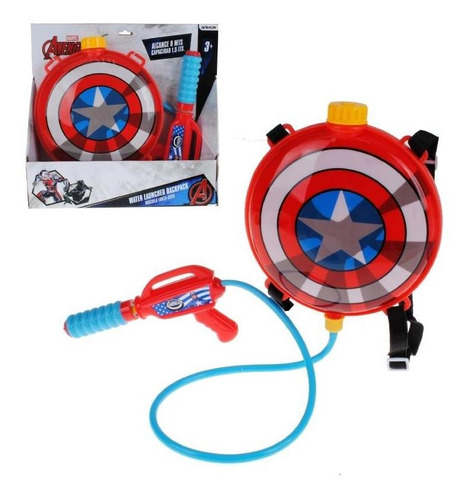 Mochila Lanza Agua Capitan America