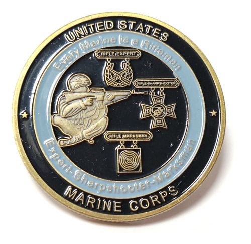 Moneda Militar, Credo Al Fusilero, Marine Corps
