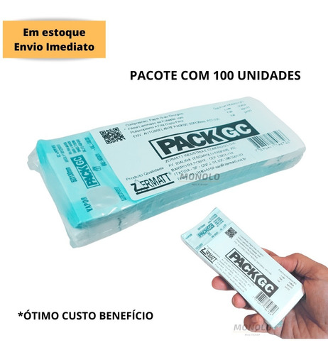 Imagem 5 de 10 de 100 Envelopes Esterilização Autoclave Piercing Pinça 5x13 Cm