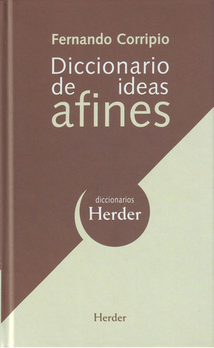 Libro: Diccionario De Ideas Afines. Corripio, Fernando. Herd