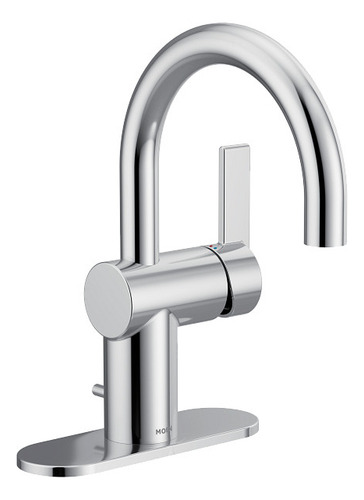 Cia Mezcladora De Lavabo De Arco Alto Para Baños En Cromo Acabado Cromado
