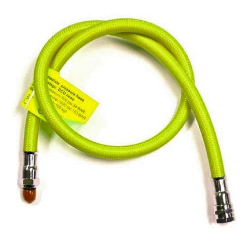 Manguera Regulador Buceo 36  Nylon Trenzado Amarillo Lp