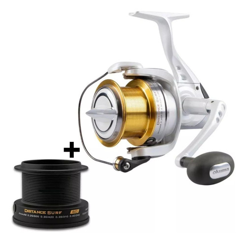 Molinete Okuma Distance Surf 60 Drag 12kg + Carretel Extra