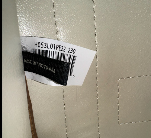 Bolsa Marc Jacobs Mini Tote Bag Original H053l01re22 Piel Camel Liso Oro Camel (Usado)
