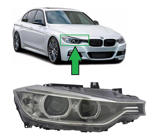 Optico Derecho Bmw Serie 3 F30 2011 Al 2015 Xenon