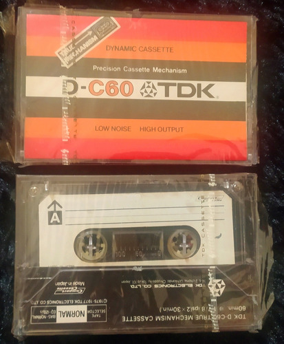 Cassette Tdk D - C60 # Tipo 1 # Hecho En Japón