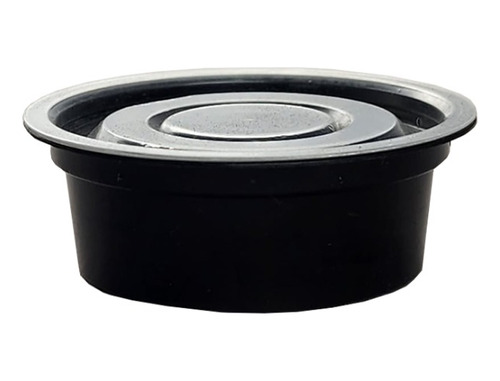 Pote Salsero Con Tapa Negro 25cc. Dips Delivery X2000 U.