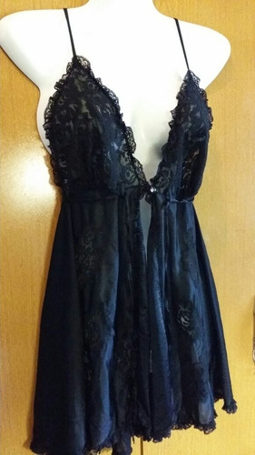 Baby Doll Nuevo Import.*constance*seda/encaje C/tanga. T.m
