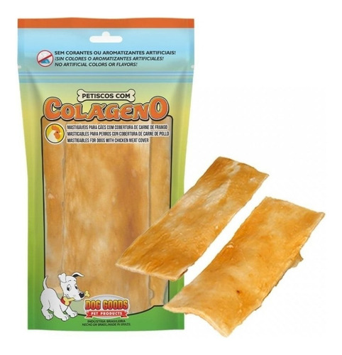 Petisco Para Cães, Osso Ossinho Cachorro Colágeno 3 Chips