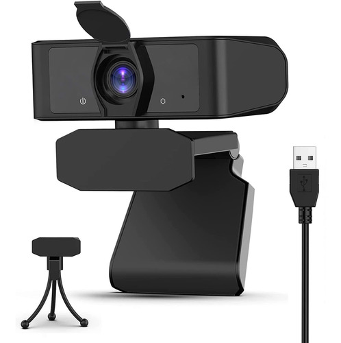 Camara Microfono Para Escritorio 2k Usb Angulo Vision Hd