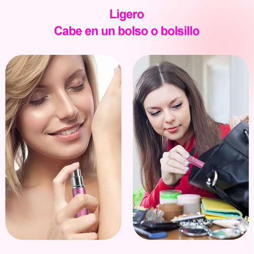 12 Atomizadores Mini Para Perfume Botella Portatil Viaje 5ml