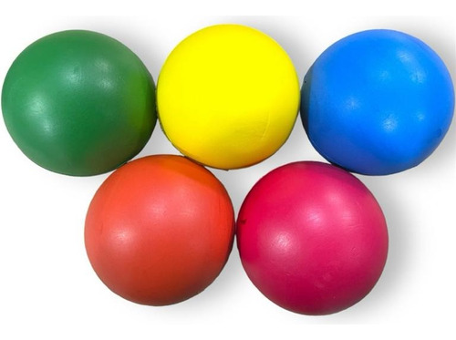 Pelota De Goma Espuma Pack X 10 Unid  Macu Didácticos Jardin