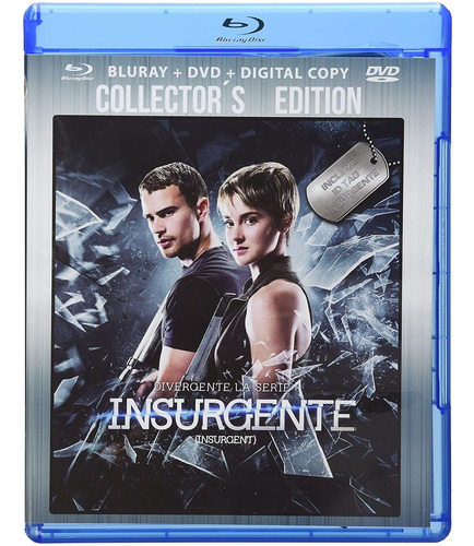 Insurgente Blu-ray Original Película Blu-ray + Dvd