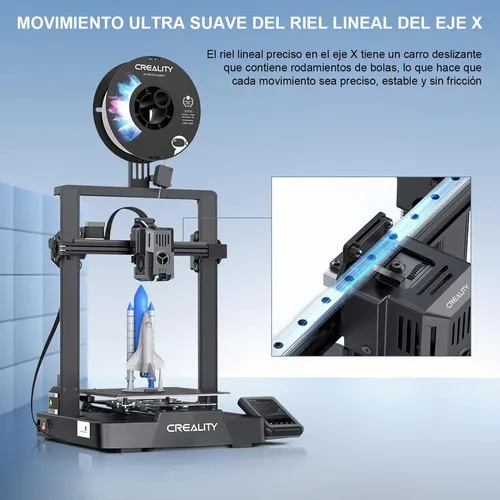Impresora 3d Creality Ender 3 V3 Ke 500mm/s 220x220x240mm color gris ...