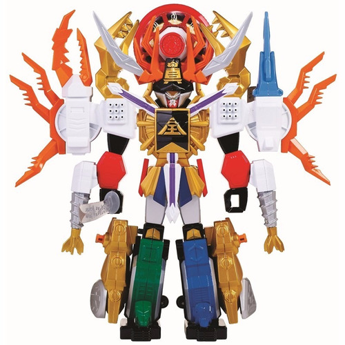 Boneco Power Rangers Samurai Gigazord Bandai 29cm Megazord