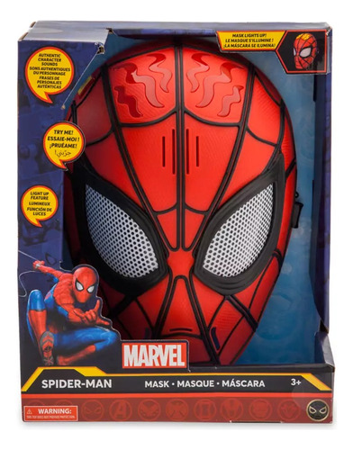Disney Store Spider Man Mascara Marvel Con Sonidos