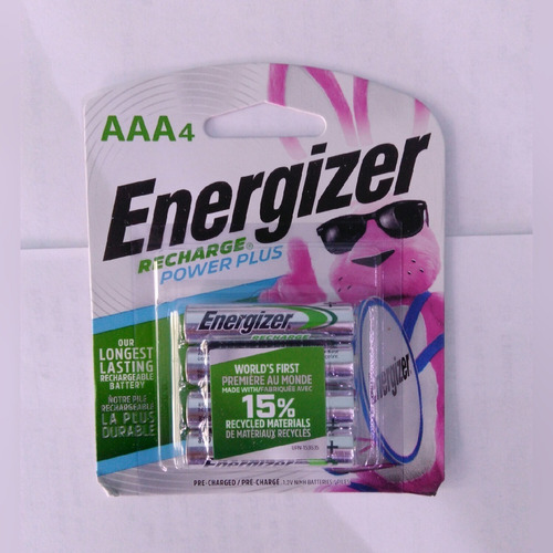 Pilas Energizer Recargables Triple A  Aaa Pack 4unidades New
