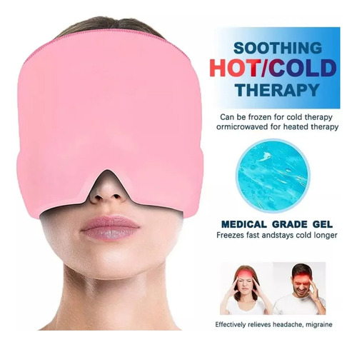 Gorro Para Migraña De Gel Con Compresión Fría Y Caliente