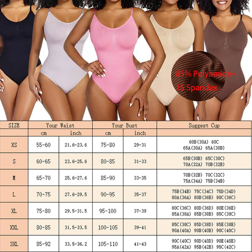 Body Shaper De Spandex Bodyshaper, Ropa Moldeadora Con Graba