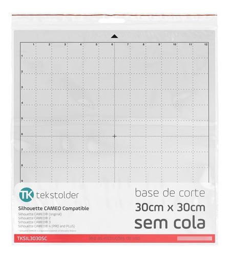 Base De Corte Silhouette 30x30 Tekstolder - Sem Cola - 5 Pçs