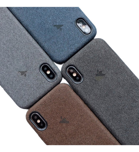 Funda Jean Tela Para iPhone X Xs Soft Usa