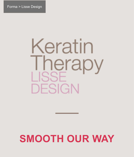 Imagen 2 de 4 de Mascarilla Keratin Therapy Lisse Desingn 500ml Paso 4