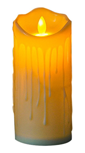 X6 Vela Decorativas Led Cálidas Movimientos Llama Pilas 12cm