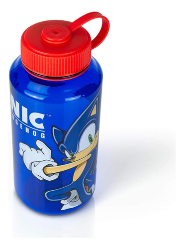 Just Funky Sonic The Hedgehog Botella De Agua De Plástico '