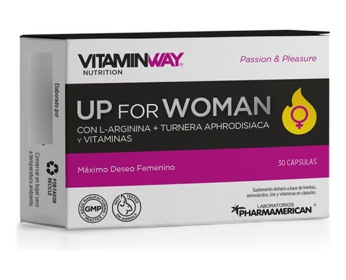 Up For Woman  Vitamin Way X 30 Capsulas